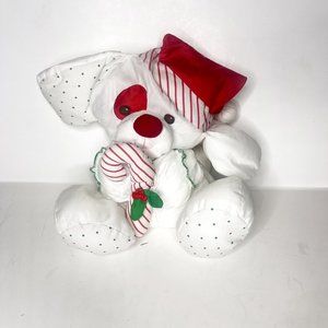 VTG 1990 Puffalump Puppy Dog Christmas Plush Toy
